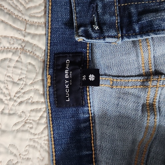 Lucky Blue Jeans Capri Style Size 36 - Picture 3 of 4